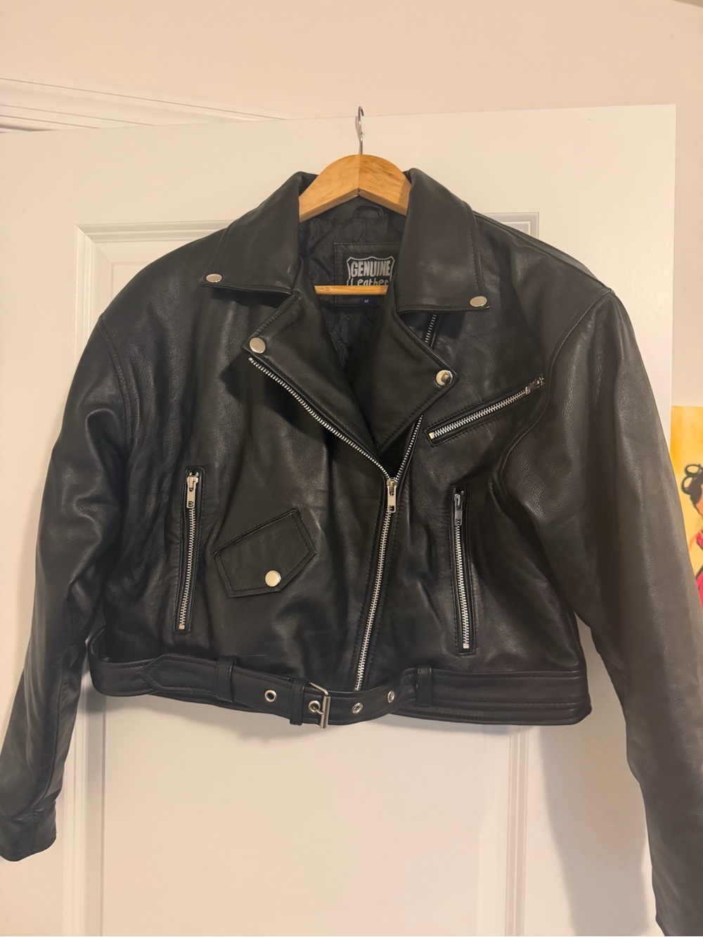 Leather Black Women's Moto Jacket
